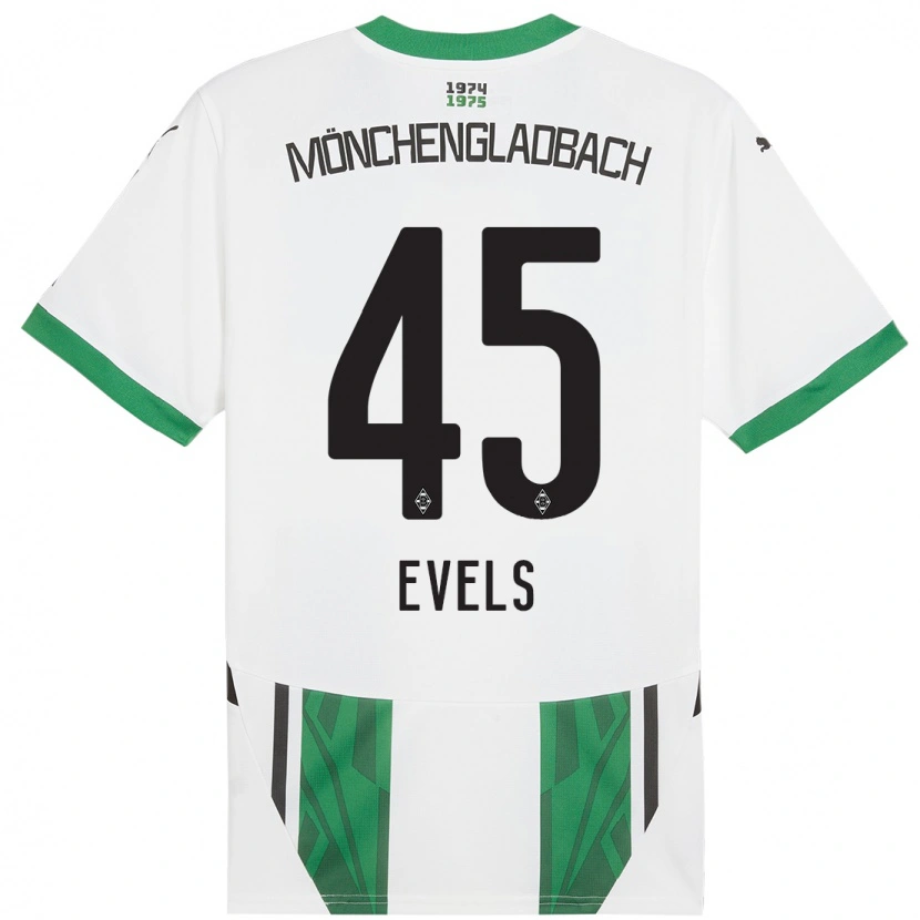 Danxen Herren Emily Evels #45 Weiß Grün Heimtrikot Trikot 2024/25 T-Shirt Schweiz