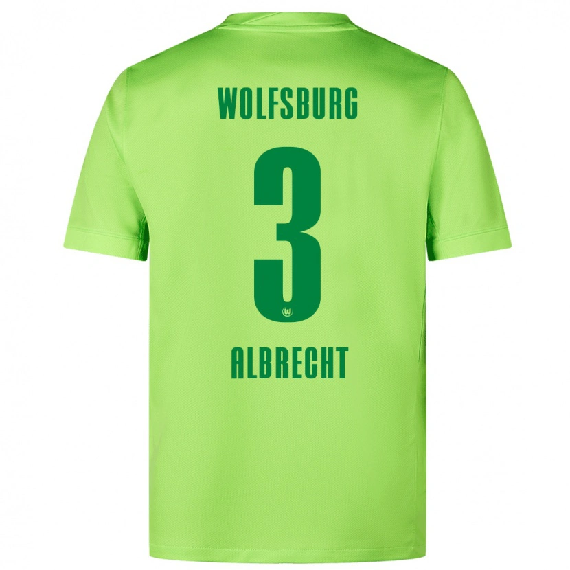 Danxen Herren Ben Albrecht #3 Fluoreszierendes Grün Heimtrikot Trikot 2024/25 T-Shirt Schweiz