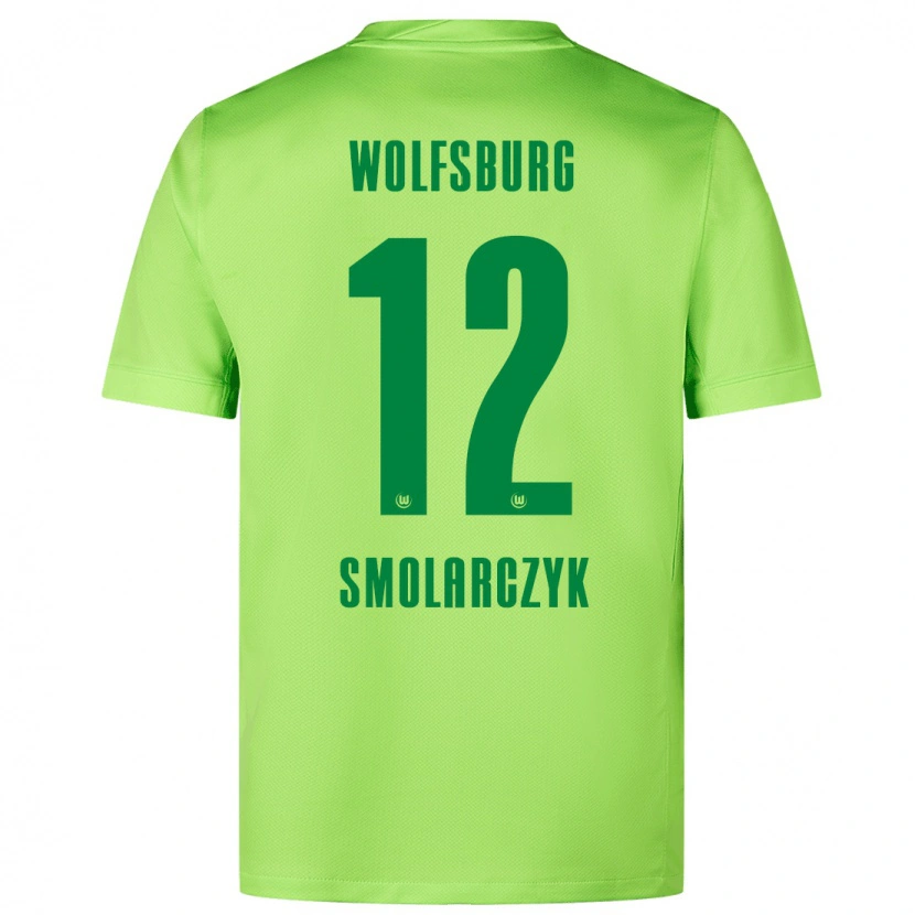 Danxen Herren Nelly Smolarczyk #12 Fluoreszierendes Grün Heimtrikot Trikot 2024/25 T-Shirt Schweiz