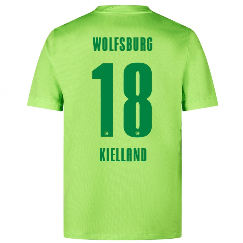 Danxen Herren Justine Kielland #18 Fluoreszierendes Grün Heimtrikot Trikot 2024/25 T-Shirt Schweiz