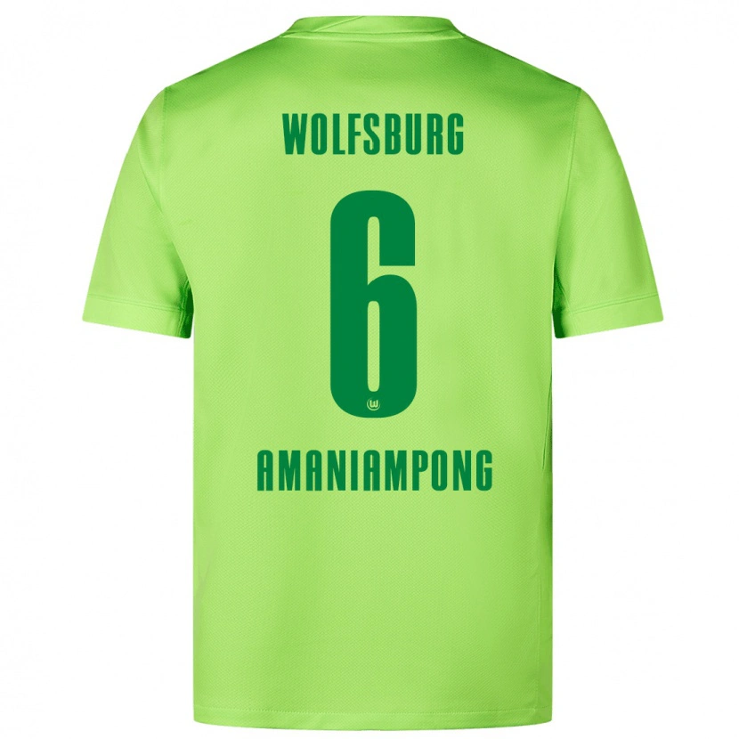 Danxen Herren Marces Amaniampong #6 Fluoreszierendes Grün Heimtrikot Trikot 2024/25 T-Shirt Schweiz