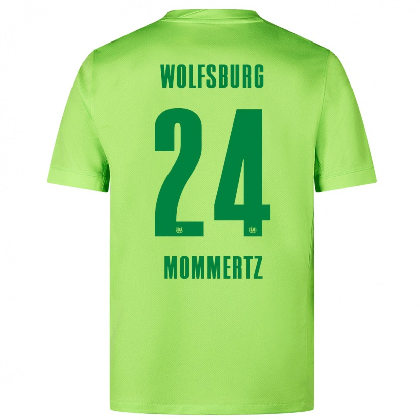 Danxen Herren Benjamin Mommertz #24 Fluoreszierendes Grün Heimtrikot Trikot 2024/25 T-Shirt Schweiz