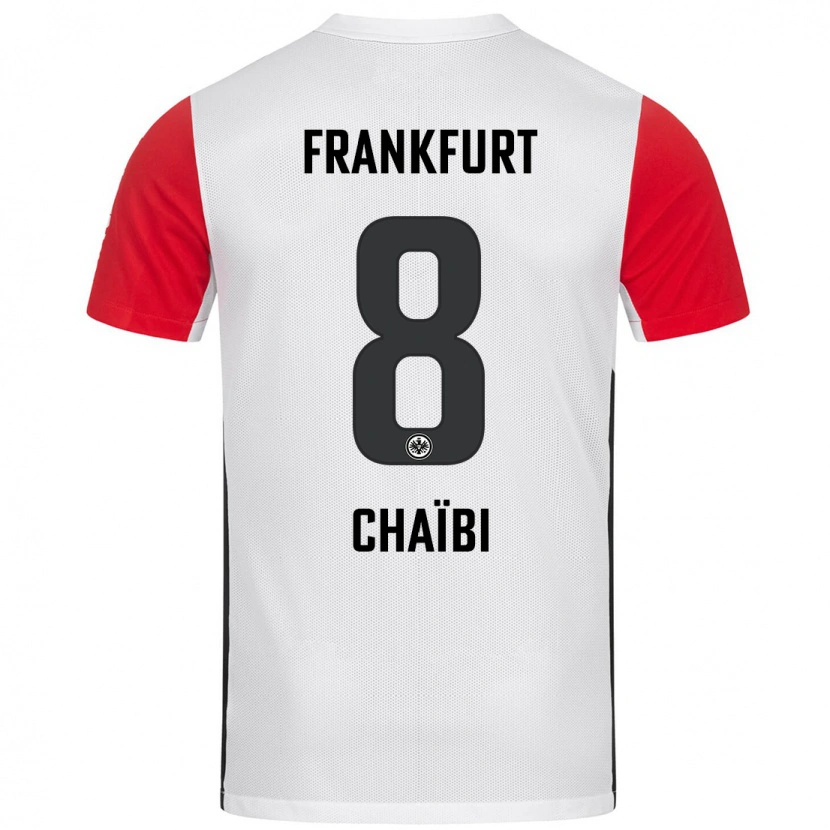 Danxen Herren Farès Chaïbi #8 Weiß Rot Heimtrikot Trikot 2024/25 T-Shirt Schweiz