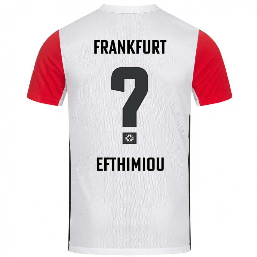 Danxen Herren Sissis Efthimiou #0 Weiß Rot Heimtrikot Trikot 2024/25 T-Shirt Schweiz