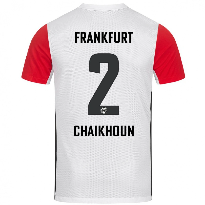 Danxen Herren Ayoub Chaikhoun #2 Weiß Rot Heimtrikot Trikot 2024/25 T-Shirt Schweiz