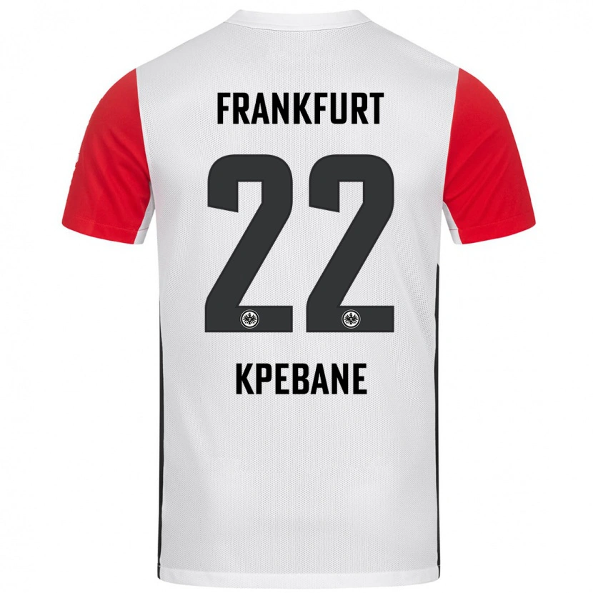 Danxen Herren Tamiou Kpebane #22 Weiß Rot Heimtrikot Trikot 2024/25 T-Shirt Schweiz