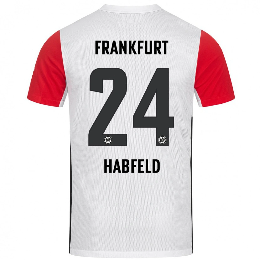 Danxen Herren Josef Haßfeld #24 Weiß Rot Heimtrikot Trikot 2024/25 T-Shirt Schweiz