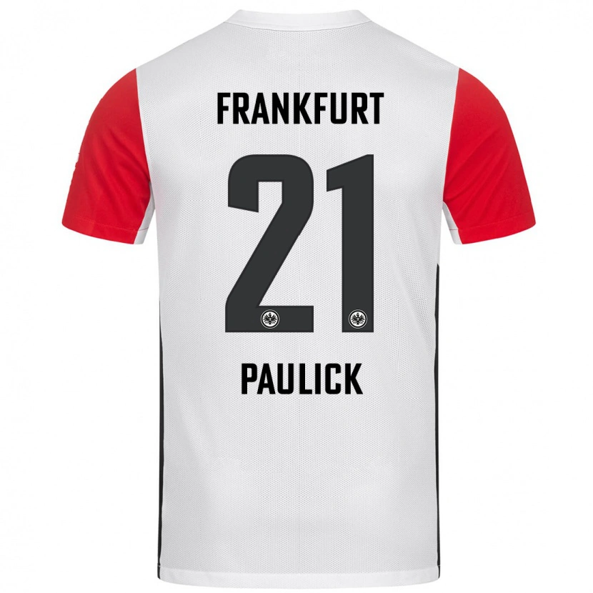 Danxen Herren Lea Paulick #21 Weiß Rot Heimtrikot Trikot 2024/25 T-Shirt Schweiz