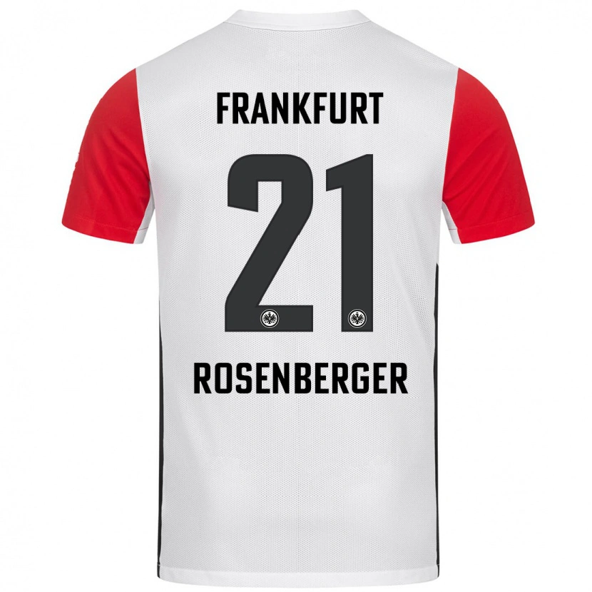 Danxen Herren Robin Rosenberger #21 Weiß Rot Heimtrikot Trikot 2024/25 T-Shirt Schweiz