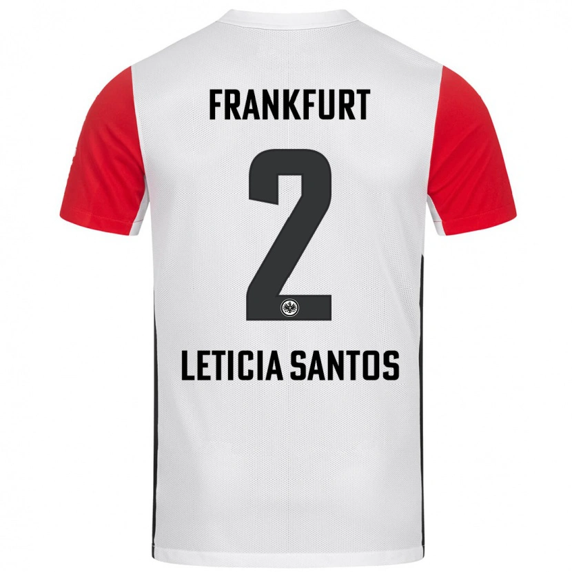 Danxen Herren Letícia Santos De Oliveira #2 Weiß Rot Heimtrikot Trikot 2024/25 T-Shirt Schweiz