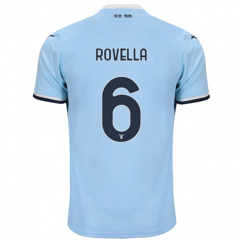 Danxen Herren Nicolò Rovella #6 Blau Heimtrikot Trikot 2024/25 T-Shirt Schweiz