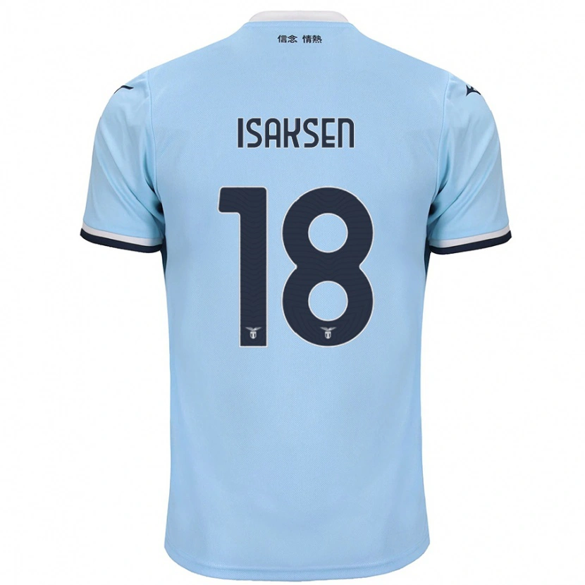 Danxen Herren Gustav Isaksen #18 Blau Heimtrikot Trikot 2024/25 T-Shirt Schweiz