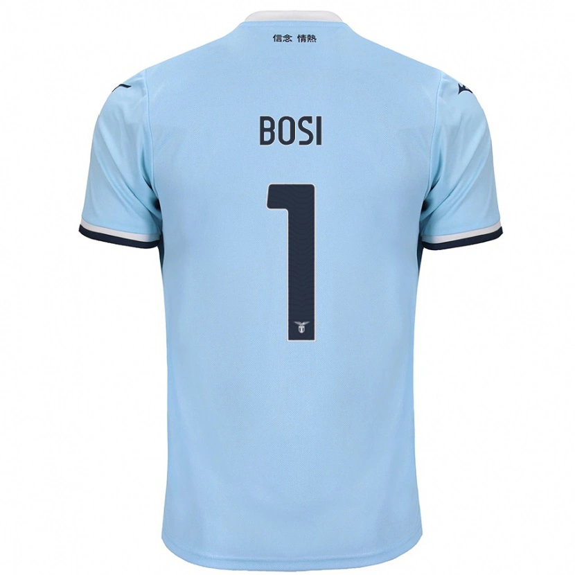 Danxen Herren Gioele Bosi #1 Blau Heimtrikot Trikot 2024/25 T-Shirt Schweiz