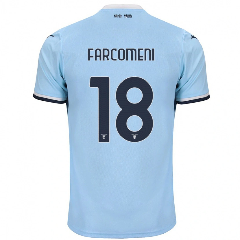 Danxen Herren Valerio Farcomeni #18 Blau Heimtrikot Trikot 2024/25 T-Shirt Schweiz