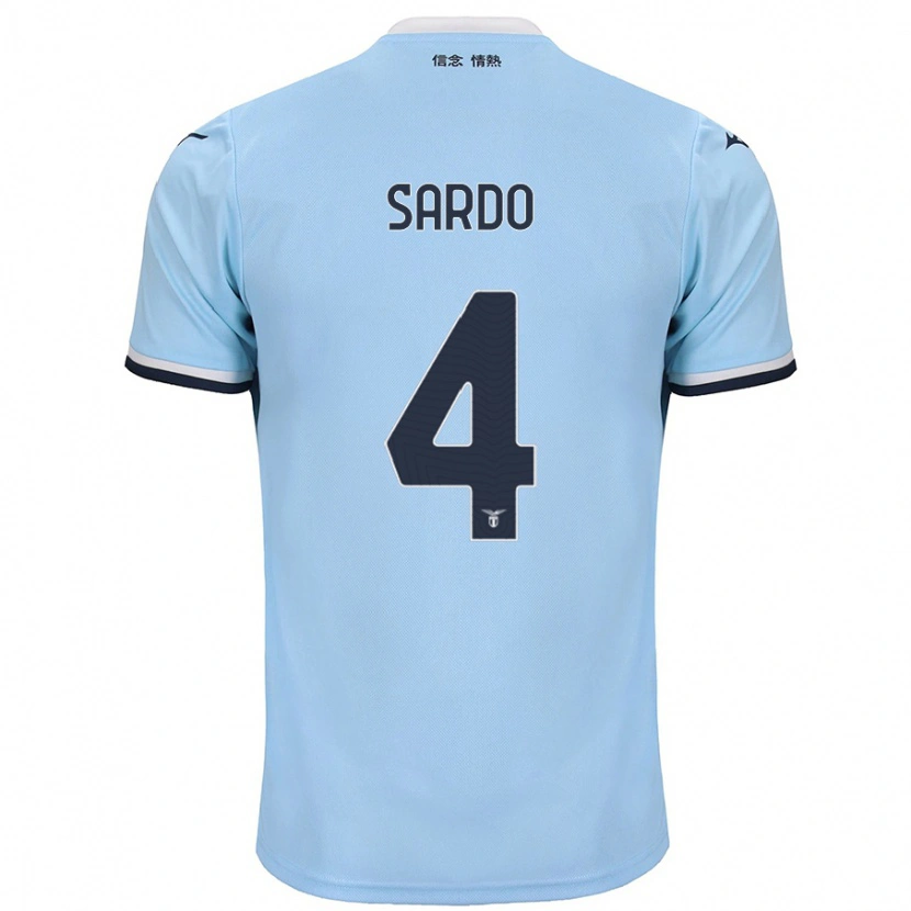 Danxen Herren Jacopo Sardo #4 Blau Heimtrikot Trikot 2024/25 T-Shirt Schweiz