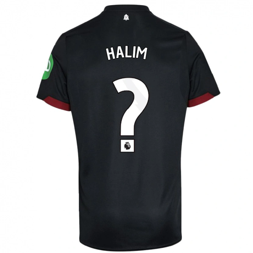 Danxen Herren Mehmet Halim #0 Schwarz Weiß Auswärtstrikot Trikot 2024/25 T-Shirt Schweiz