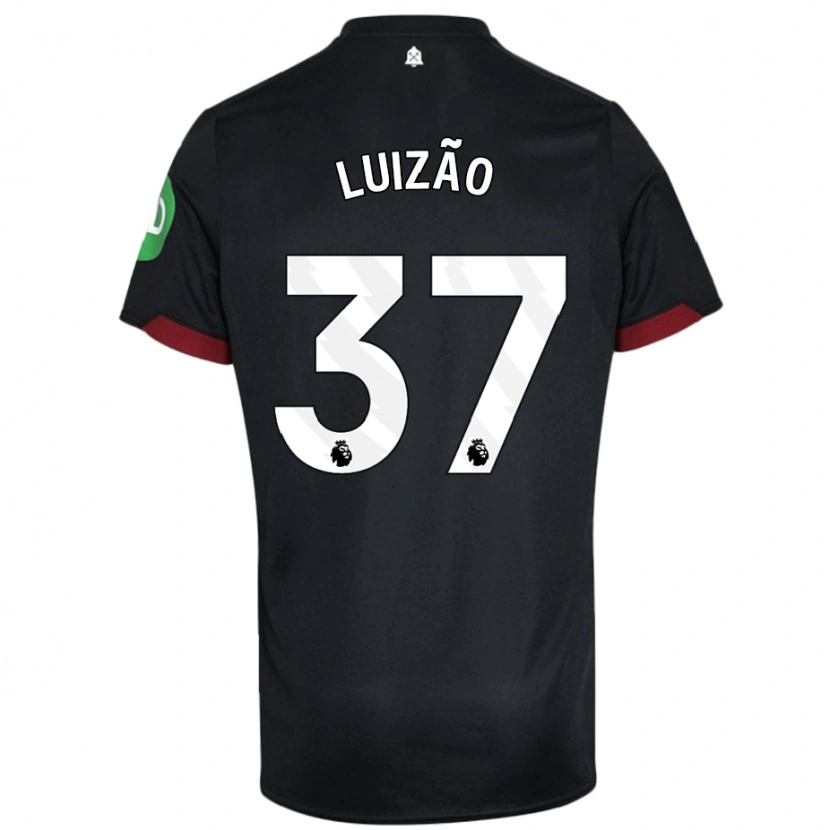 Danxen Herren Luizão #37 Schwarz Weiß Auswärtstrikot Trikot 2024/25 T-Shirt Schweiz