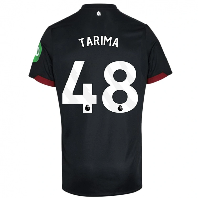 Danxen Herren Sean Tarima #48 Schwarz Weiß Auswärtstrikot Trikot 2024/25 T-Shirt Schweiz