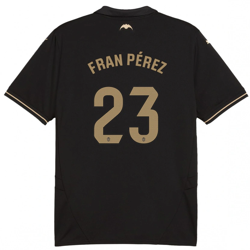 Danxen Herren Fran Pérez #23 Schwarz Auswärtstrikot Trikot 2024/25 T-Shirt Schweiz