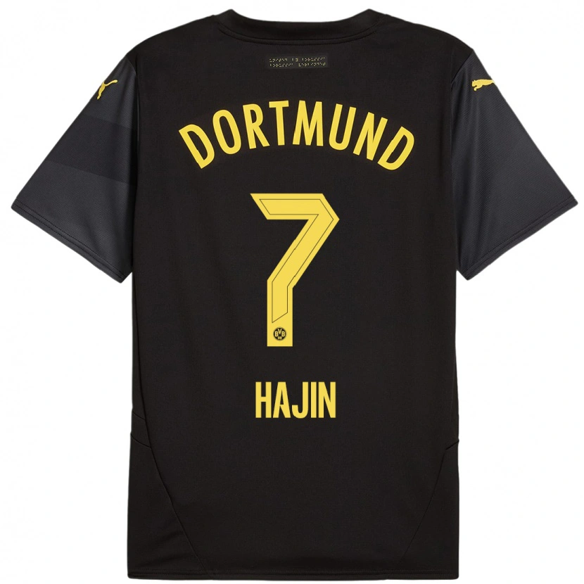 Danxen Herren So Hajin #7 Schwarz Gelb Auswärtstrikot Trikot 2024/25 T-Shirt Schweiz