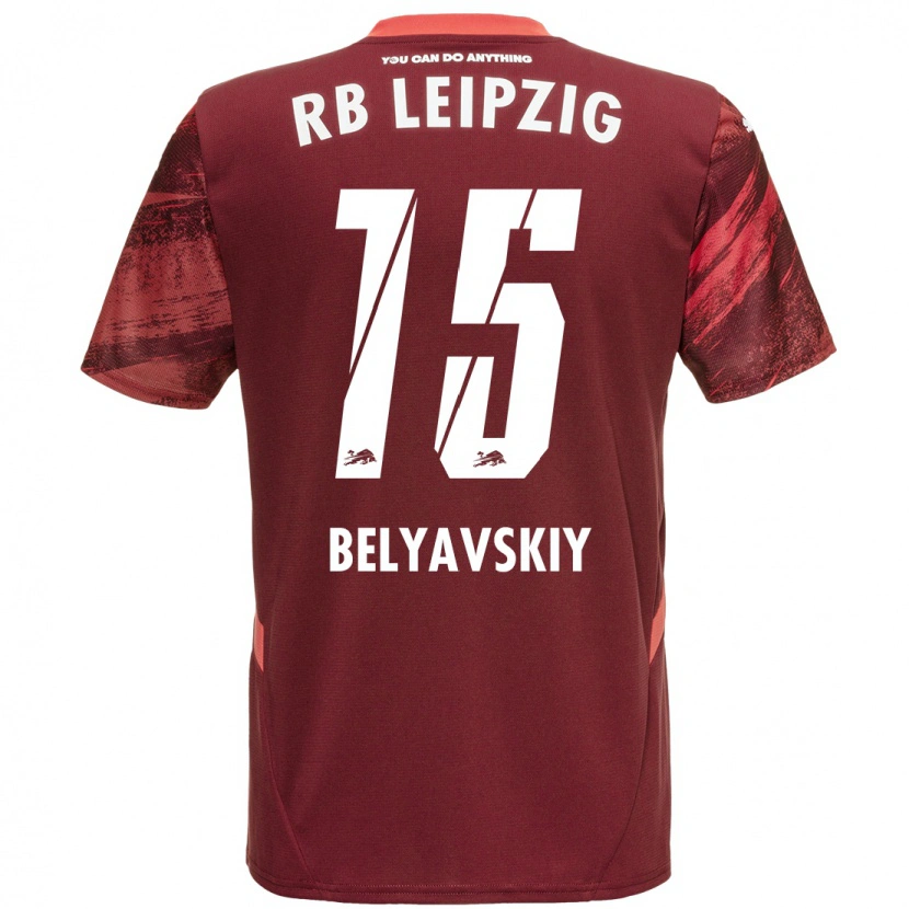 Danxen Herren David Belyavskiy #15 Burgunderrot Auswärtstrikot Trikot 2024/25 T-Shirt Schweiz