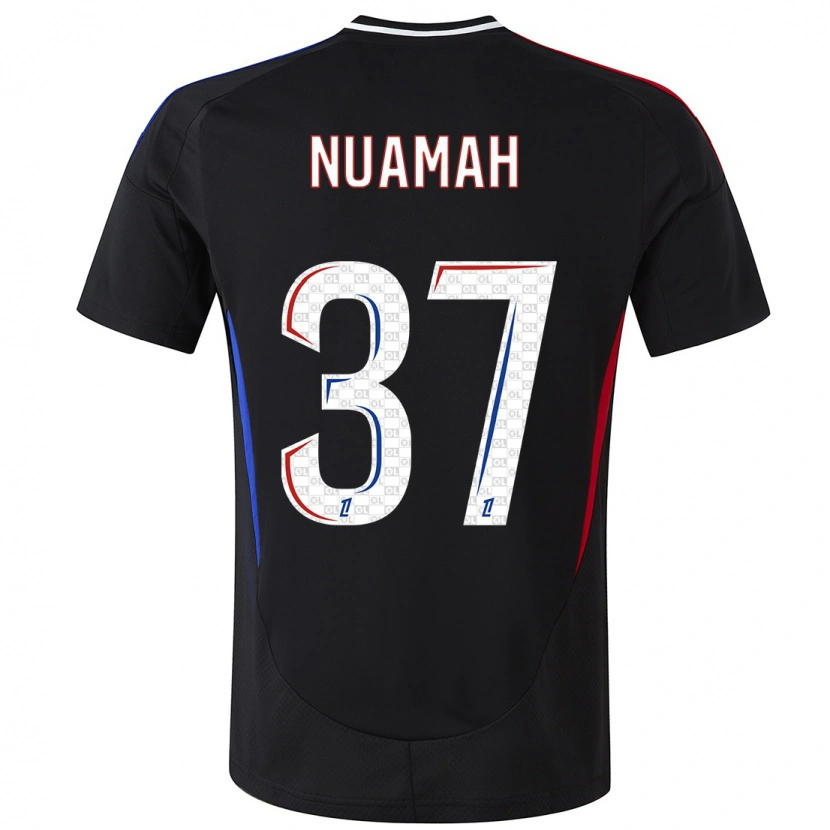 Danxen Herren Ernest Nuamah #37 Schwarz Auswärtstrikot Trikot 2024/25 T-Shirt Schweiz