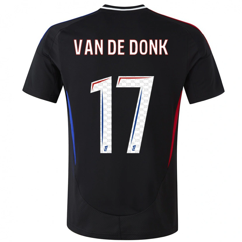 Danxen Herren Daniëlle Van De Donk #17 Schwarz Auswärtstrikot Trikot 2024/25 T-Shirt Schweiz