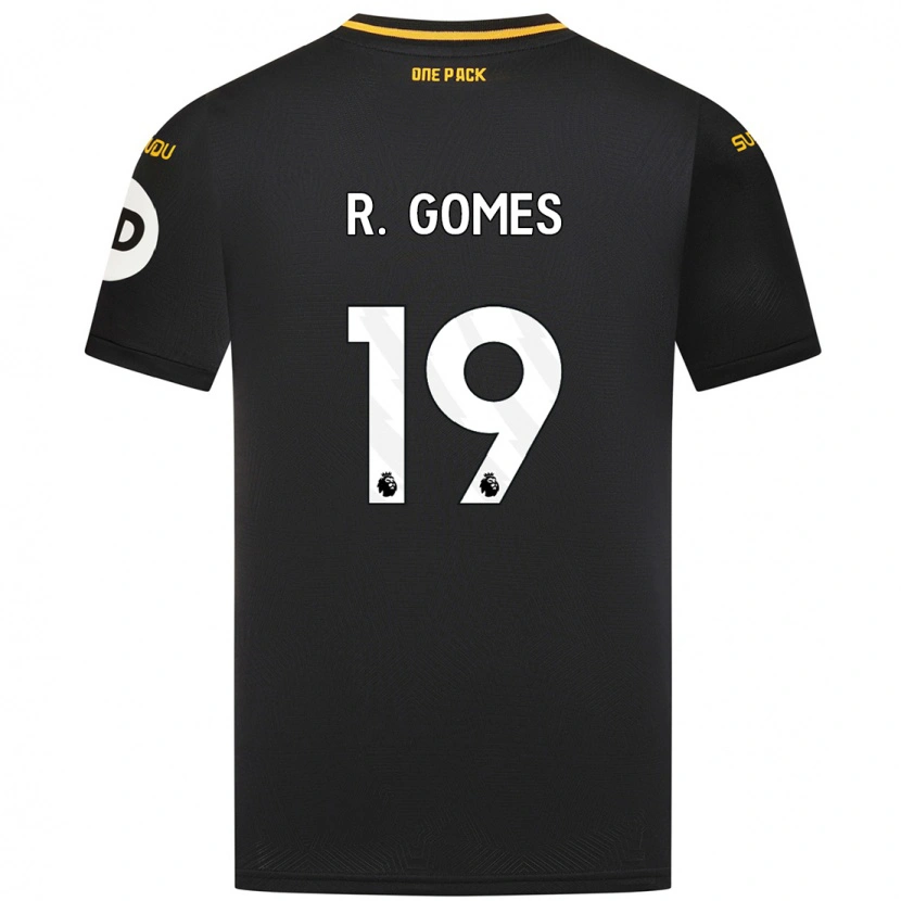 Danxen Herren Rodrigo Gomes #19 Schwarz Auswärtstrikot Trikot 2024/25 T-Shirt Schweiz