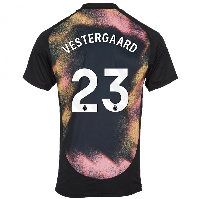 Danxen Herren Jannik Vestergaard #23 Schwarz Weiß Auswärtstrikot Trikot 2024/25 T-Shirt Schweiz