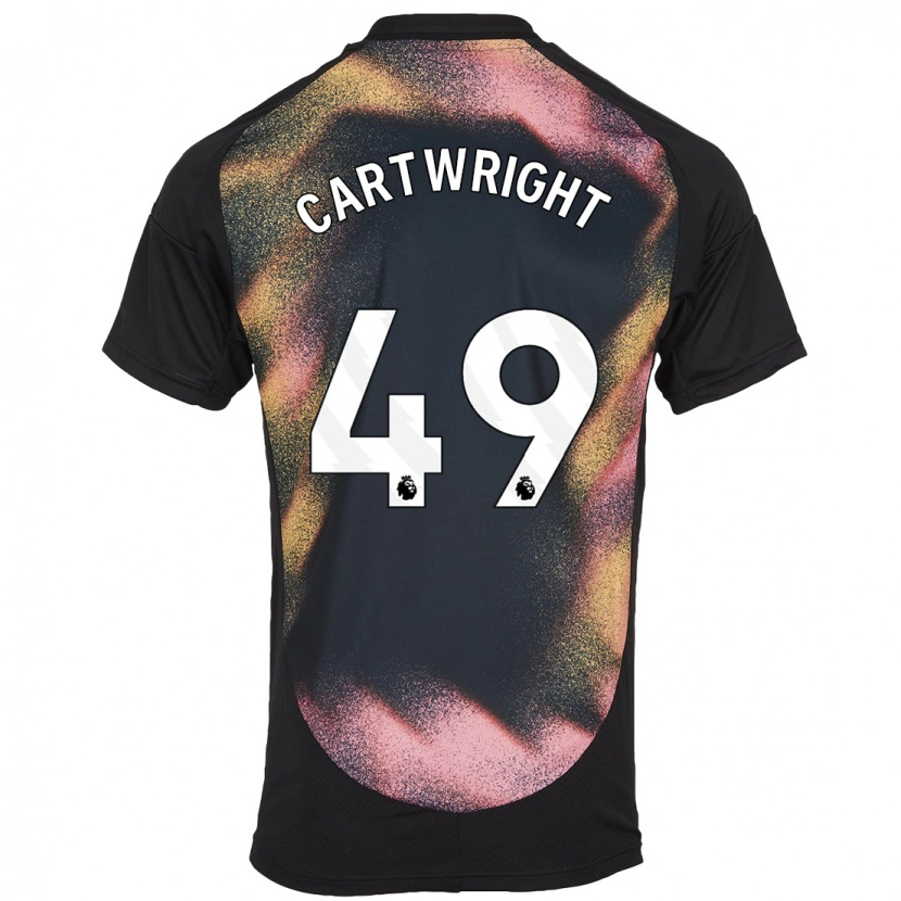 Danxen Herren Henry Cartwright #49 Schwarz Weiß Auswärtstrikot Trikot 2024/25 T-Shirt Schweiz