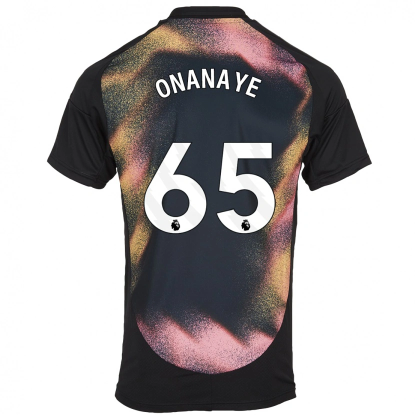 Danxen Herren Toby Onanaye #65 Schwarz Weiß Auswärtstrikot Trikot 2024/25 T-Shirt Schweiz