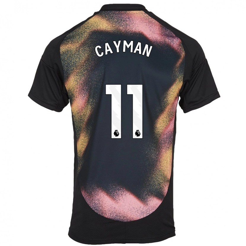 Danxen Herren Janice Cayman #11 Schwarz Weiß Auswärtstrikot Trikot 2024/25 T-Shirt Schweiz