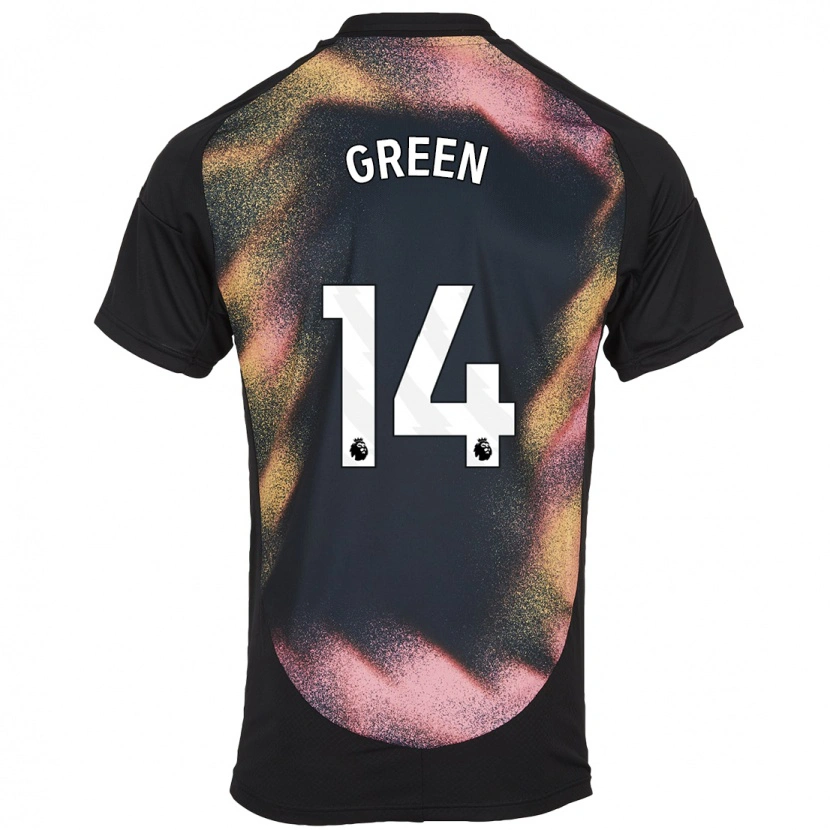 Danxen Herren Josie Green #14 Schwarz Weiß Auswärtstrikot Trikot 2024/25 T-Shirt Schweiz