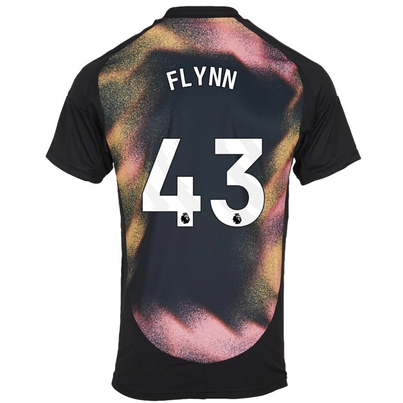 Danxen Herren Shane Flynn #43 Schwarz Weiß Auswärtstrikot Trikot 2024/25 T-Shirt Schweiz