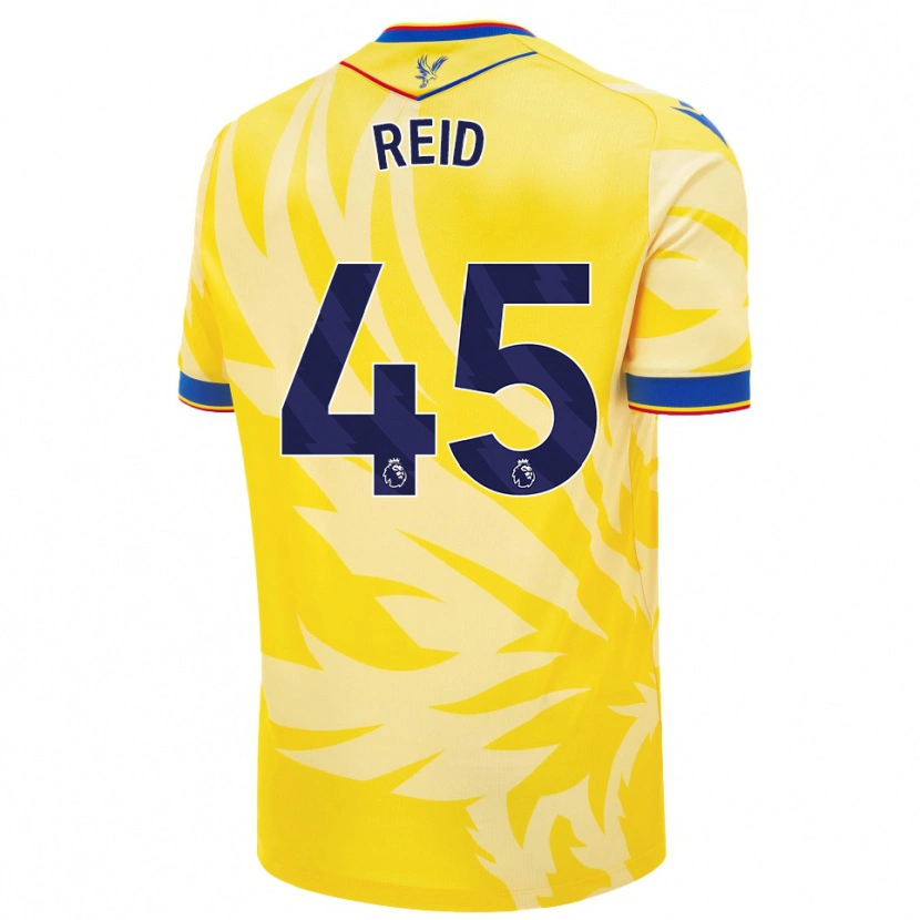 Danxen Herren Dylan Reid #45 Gelb Auswärtstrikot Trikot 2024/25 T-Shirt Schweiz