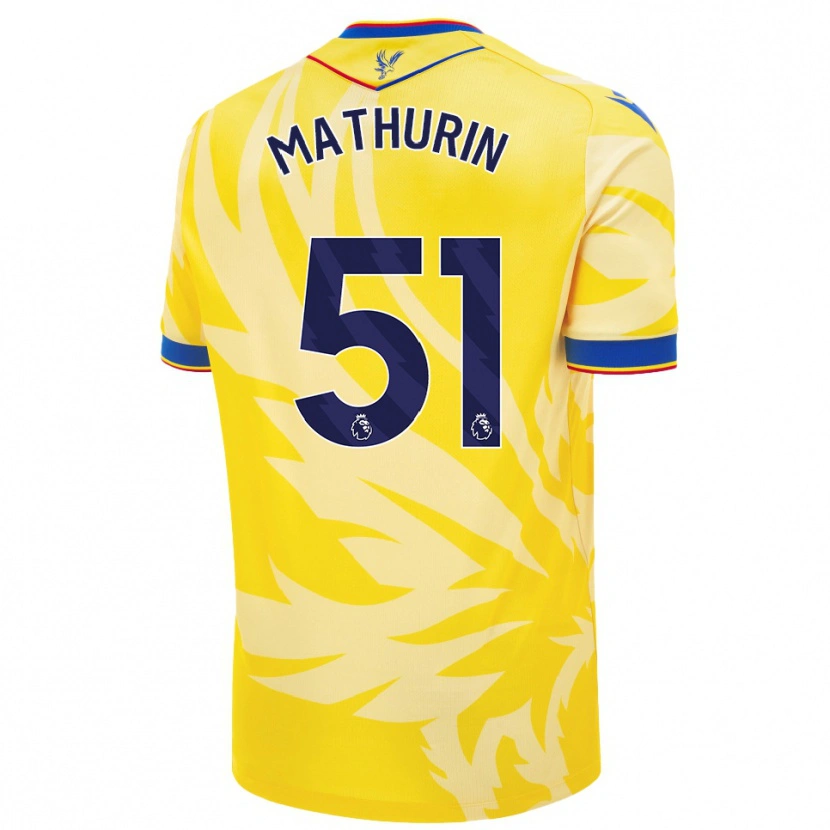 Danxen Herren Roshaun Mathurin #51 Gelb Auswärtstrikot Trikot 2024/25 T-Shirt Schweiz