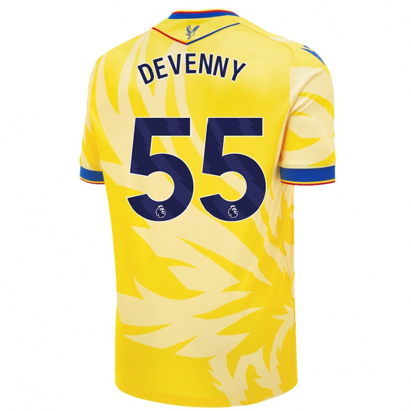 Danxen Herren Justin Devenny #55 Gelb Auswärtstrikot Trikot 2024/25 T-Shirt Schweiz