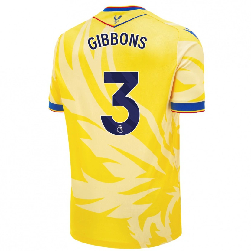 Danxen Herren Felicity Gibbons #3 Gelb Auswärtstrikot Trikot 2024/25 T-Shirt Schweiz