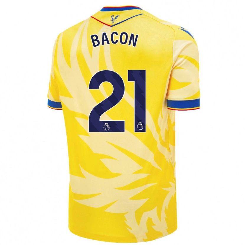 Danxen Herren Skye Bacon #21 Gelb Auswärtstrikot Trikot 2024/25 T-Shirt Schweiz