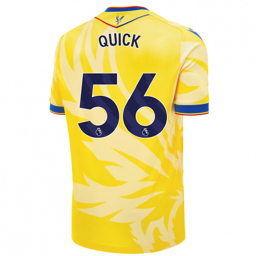 Danxen Herren Daniel Quick #56 Gelb Auswärtstrikot Trikot 2024/25 T-Shirt Schweiz