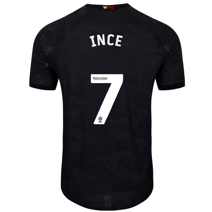 Danxen Herren Tom Ince #7 Schwarz Weiß Auswärtstrikot Trikot 2024/25 T-Shirt Schweiz