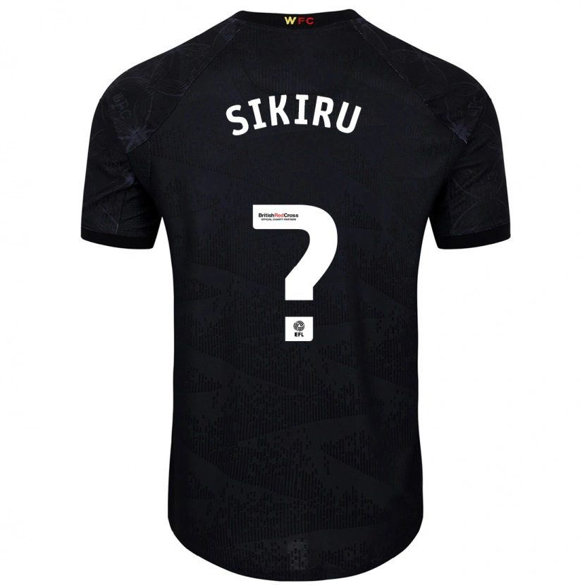 Danxen Herren Prince Sikiru #0 Schwarz Weiß Auswärtstrikot Trikot 2024/25 T-Shirt Schweiz