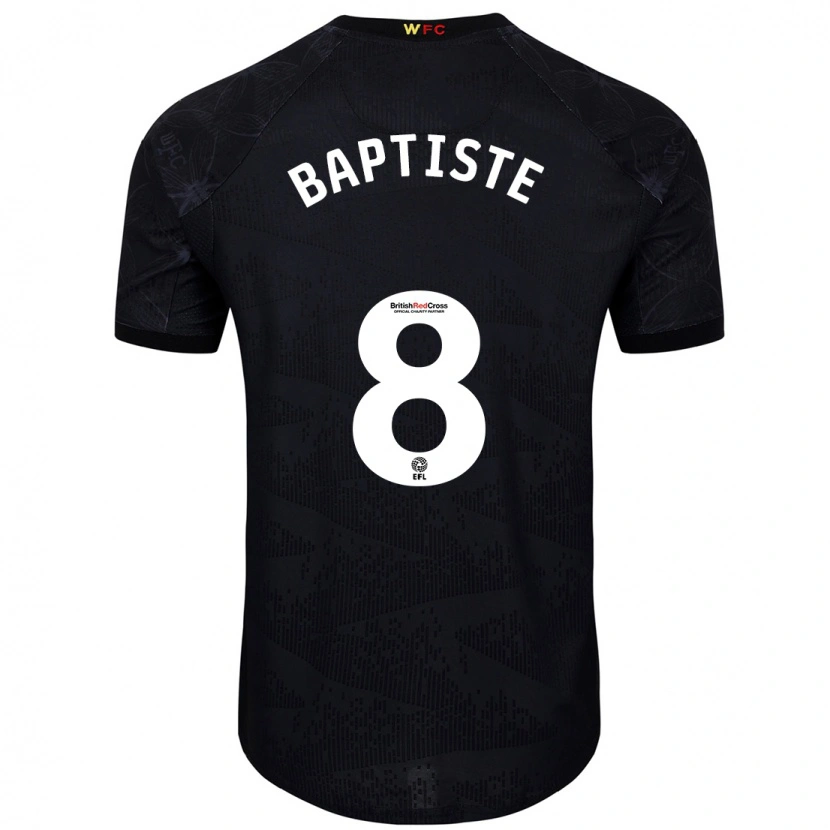 Danxen Herren Bianca Baptiste #8 Schwarz Weiß Auswärtstrikot Trikot 2024/25 T-Shirt Schweiz