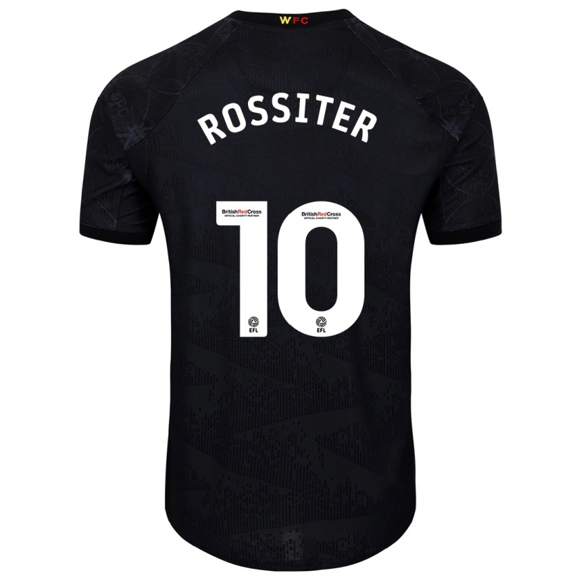 Danxen Herren Annie Rossiter #10 Schwarz Weiß Auswärtstrikot Trikot 2024/25 T-Shirt Schweiz