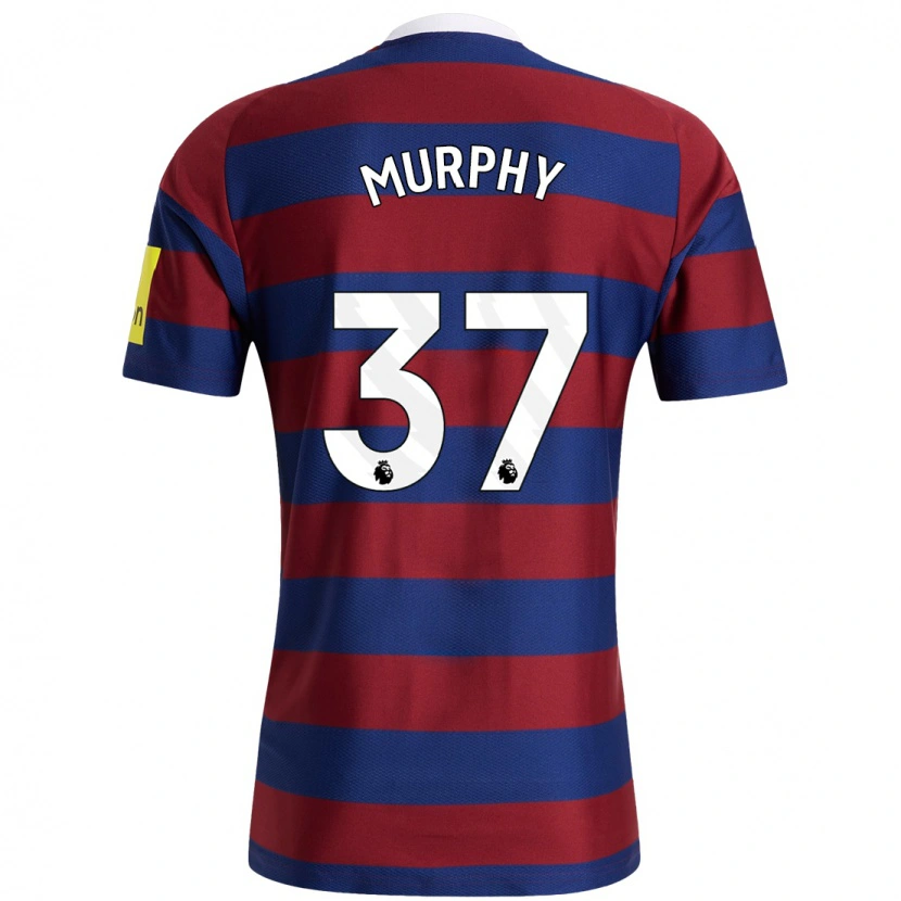 Danxen Herren Alex Murphy #37 Burgunderrot Marineblau Auswärtstrikot Trikot 2024/25 T-Shirt Schweiz