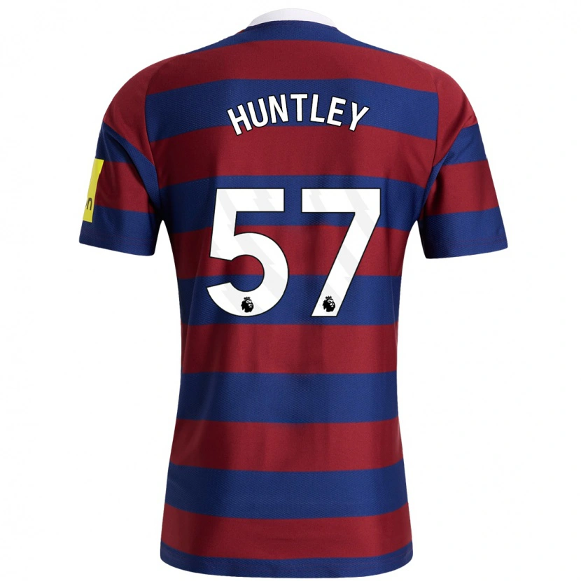 Danxen Herren James Huntley #57 Burgunderrot Marineblau Auswärtstrikot Trikot 2024/25 T-Shirt Schweiz