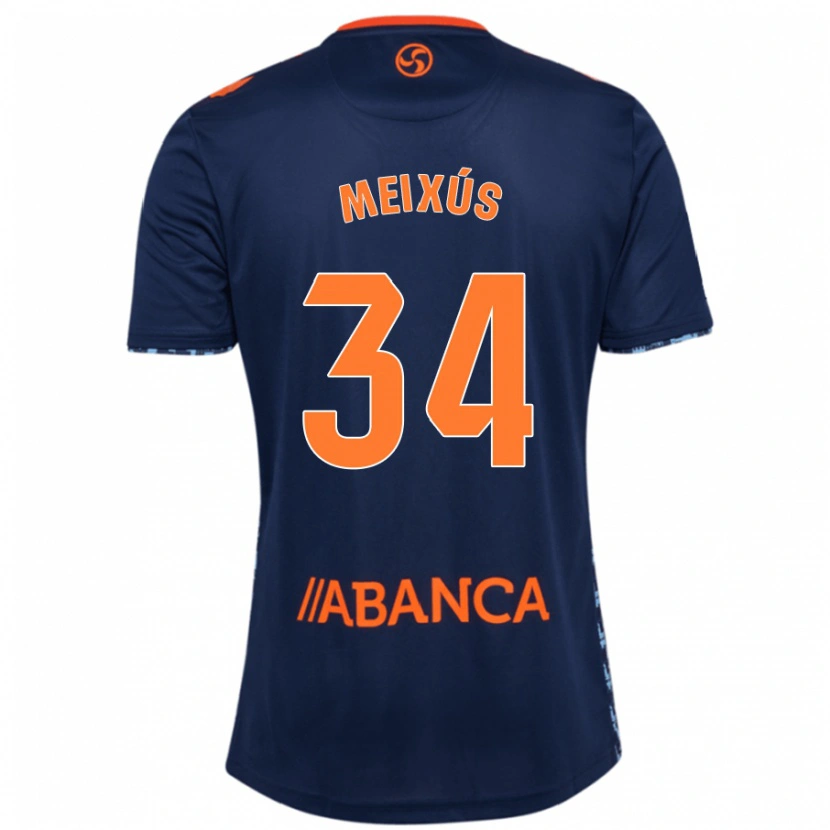 Danxen Herren Pablo Meixús #34 Marineblau Auswärtstrikot Trikot 2024/25 T-Shirt Schweiz