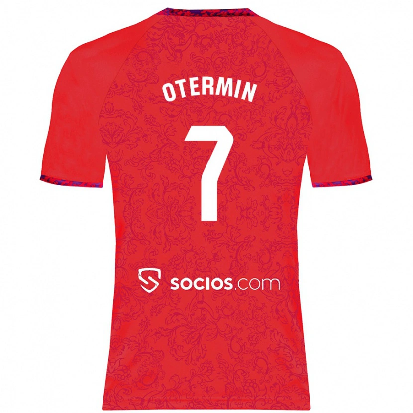 Danxen Herren Rosa María Otermín Abella #7 Rot Auswärtstrikot Trikot 2024/25 T-Shirt Schweiz