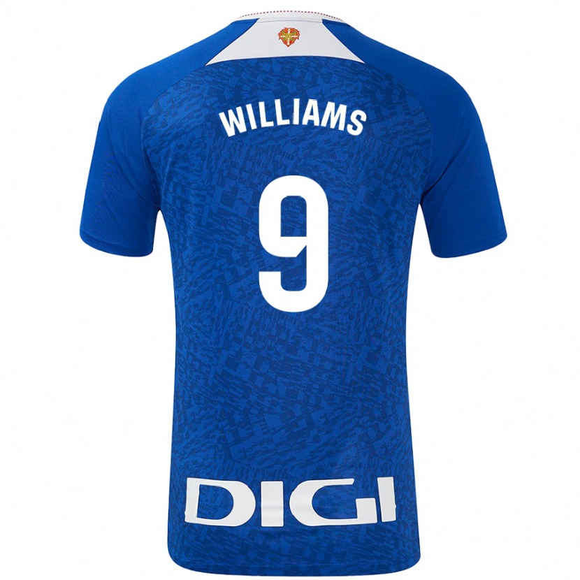 Danxen Herren Iñaki Williams #9 Königsblau Auswärtstrikot Trikot 2024/25 T-Shirt Schweiz