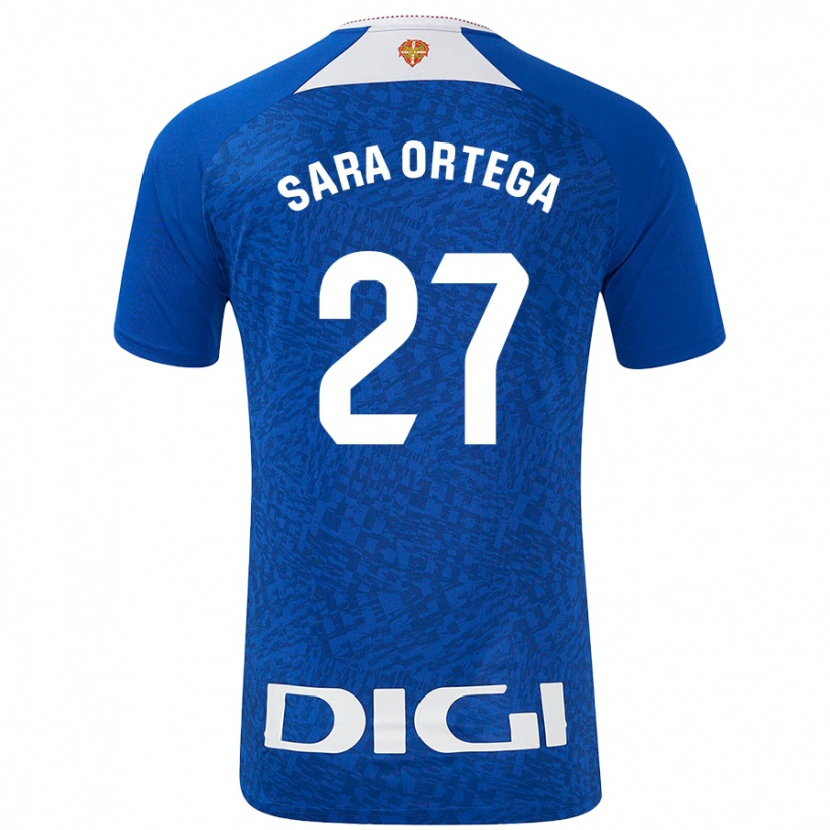 Danxen Herren Sara Ortega Ruiz #27 Königsblau Auswärtstrikot Trikot 2024/25 T-Shirt Schweiz